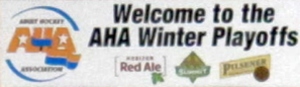 Banner: Welcome to the A.H.A. Winter Playoffs