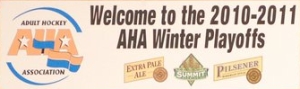 Banner: Welcome to the A.H.A. Winter Playoffs