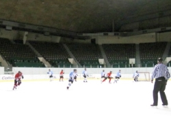 Spiders vs. Sled Dogs, Dec. 18, 2011, Coliseum