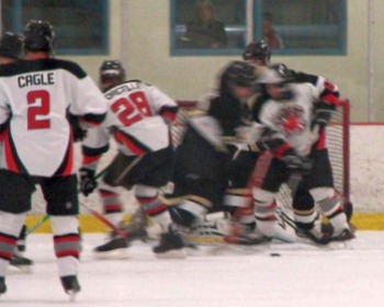 Josh Cagle (2) enjoys the scrum from the point.