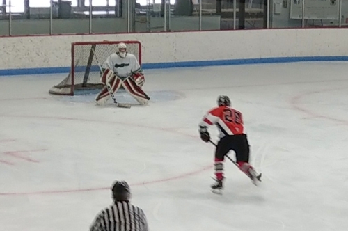 B3 Spiders vs. Spitfires Green, April 8, 2018, at Bloomington Ice Gardens
