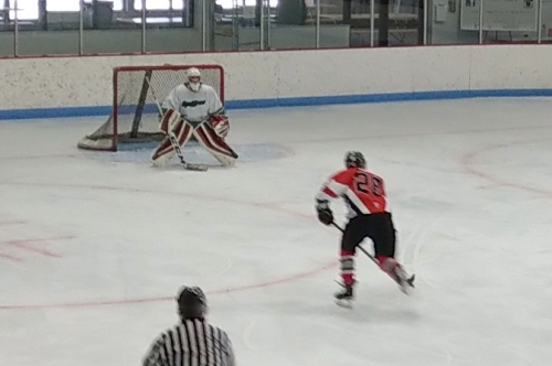 B3 Spiders vs. Spitfires Green, April 8, 2018, at Bloomington Ice Gardens