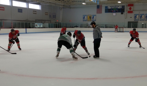 B3 Spiders vs. Spitfires Green, April 8, 2018, at Bloomington Ice Gardens