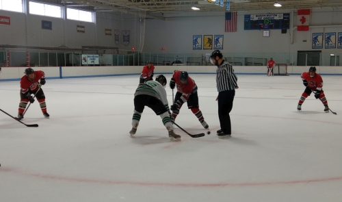 B3 Spiders vs. Spitfires Green, April 8, 2018, at Bloomington Ice Gardens