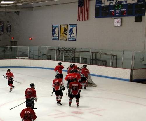 B3 Spiders vs. Spitfires Green, April 8, 2018, at Bloomington Ice Gardens