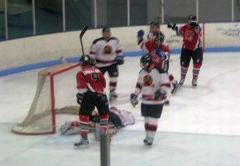 Rob Droullards (9) second-period goal, with celeb-assists by Nick Ungaro (19) and Chris Pettengill (30).