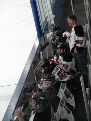 The Spiders bench.