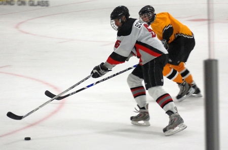 Schuster’s moustache witnesses the prettiest pass of the night, a backhander to a trailing Freed.