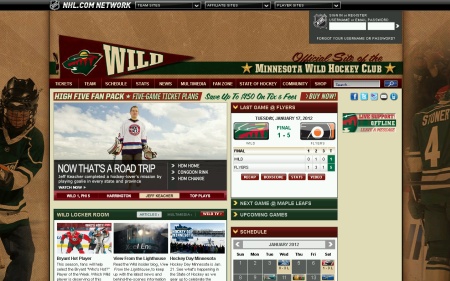 Homepage of wild.com featuring Jeff.