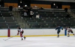 Spiders vs. Fighting Ice Fish, March 14, 2012, at Breck.