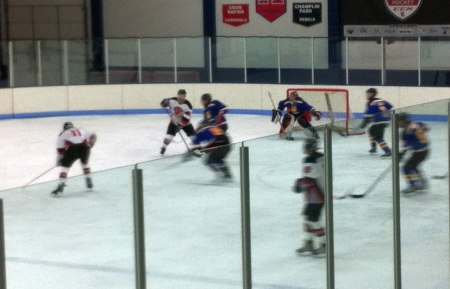 Spiders vs. IceDogs, March 16, 2014.